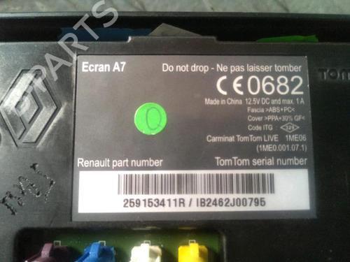 Display RENAULT MEGANE III Hatchback (BZ0/1_, B3_) 1.5 dCi (BZ09, BZ0D, BZ1W, BZ29, BZ14) | BP30073549C48