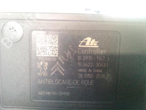 ABS pump CITROËN C3 II (SC_) 1.4 HDi 70 (SC8HZC, SC8HR0, SC8HP4) | BP17159043M43 