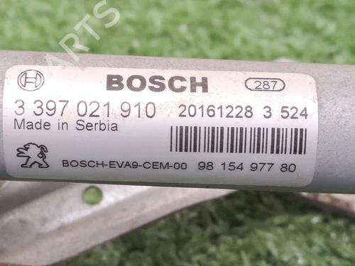 Used Front wiper motor PEUGEOT 208 I (CA_, CC_) 1.6 HDi / BlueHDi 75 (75 hp) 30065590