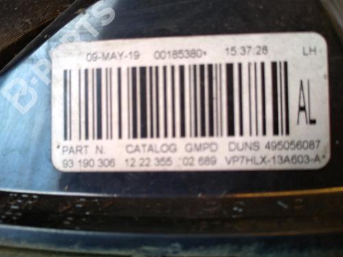 Left taillight OPEL ASTRA H (A04) 1.9 CDTI (L48) | BP11406251C34 