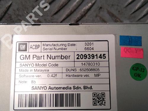 Display monitor OPEL INSIGNIA A Sports Tourer (G09) 2.0 CDTI (35) | BP11409302C48 