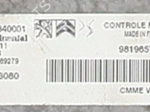 Engine control unit (ECU) CITROËN C3 III (SX) 1.2 VTi 82 | BP40447763M57 - Image 3