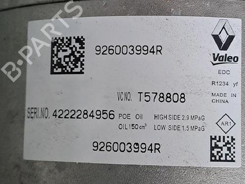 AC compressor RENAULT AUSTRAL E-TECH 200 Hybrid (HGM2) | BP37729804M34 - Image 6