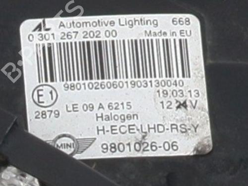 Right headlight MINI MINI COUNTRYMAN (R60) One D | BP40500796C29  - Image 5