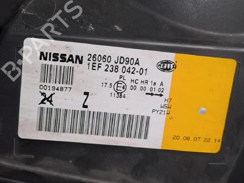 Left headlight NISSAN QASHQAI / QASHQAI +2 I (J10, NJ10, JJ10E) 2.0 dCi | BP23183945C28 
