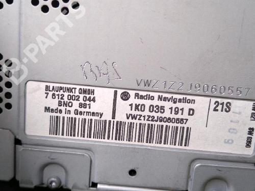 Bilradio VW TOURAN (1T1, 1T2) 1.9 TDI | BP11407191E6 