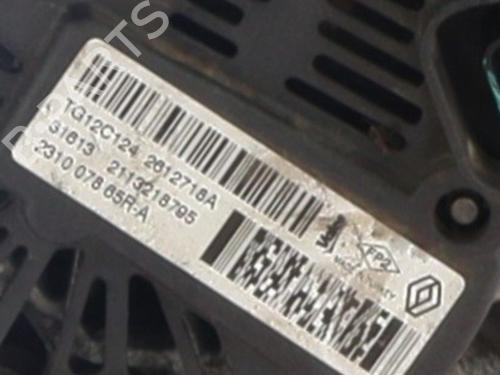 Alternator RENAULT CAPTUR I (J5_, H5_) 1.5 dCi 90 (J5N4, J5M5, J5MW, J5M6, J5AL, J5AJ) | BP32744206M7 - Image 2