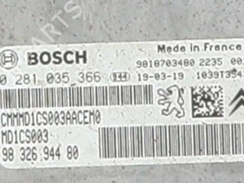 Engine control unit (ECU) CITROËN C5 AIRCROSS (A_) 1.5 BlueHDi 130 (ACYHZJ, ACYHZR) | BP37031620M57 - Image 6