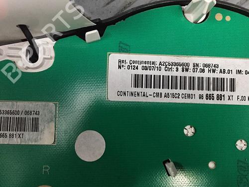 Instrument cluster CITROËN C3 II (SC_) 1.4 VTi 95 | BP30069357C47  - Image 5