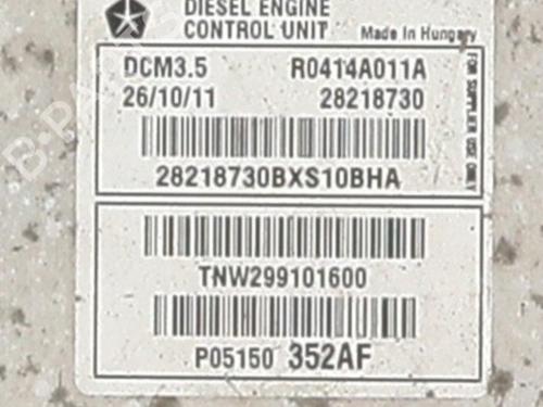 Engine control unit (ECU) JEEP COMPASS (MK49) 2.2 CRD | BP39711283M57 - Image 3