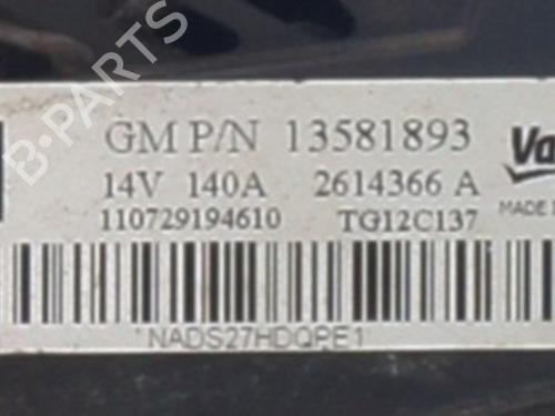 Alternator OPEL CORSA D (S07) 1.2 LPG (L08, L68) | BP31884721M7 