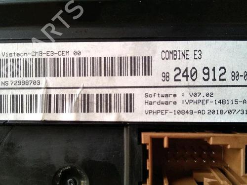 Instrument cluster CITROËN C4 CACTUS 1.5 BlueHDi 100 | BP29952949C47