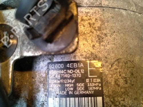 AC compressor NISSAN QASHQAI II SUV (J11, J11_) 1.6 dCi | BP17158061M34 