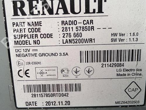 Radio DACIA LODGY (JS_) 1.2 TCe (JSAY, JSM0) | BP34501556E6  - Image 11