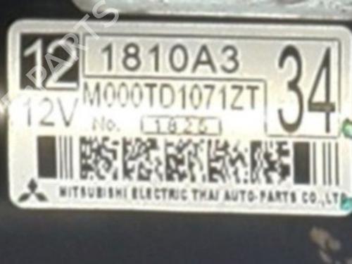 Starter MITSUBISHI MIRAGE / SPACE STAR VI Hatchback (A0_A) 1.2 (A03A) | BP33171386M8  - Image 5