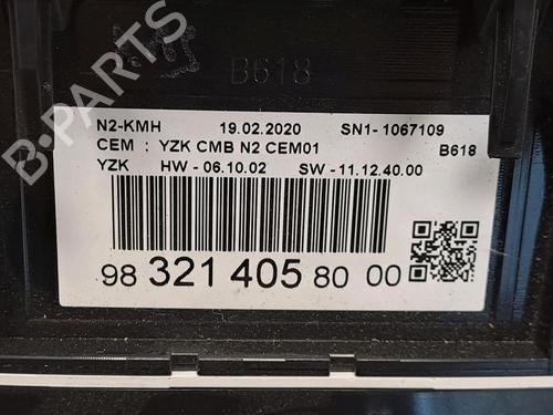 Instrument cluster CITROËN C3 III (SX) 1.2 THP 110 (SXHNPS, SXHNZT, SXHNZ6) | BP29948688C47