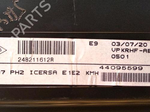 Used Instrument cluster RENAULT TWINGO III (BCM_, BCA_) 1.0 SCe 75 (73 hp) 29950815