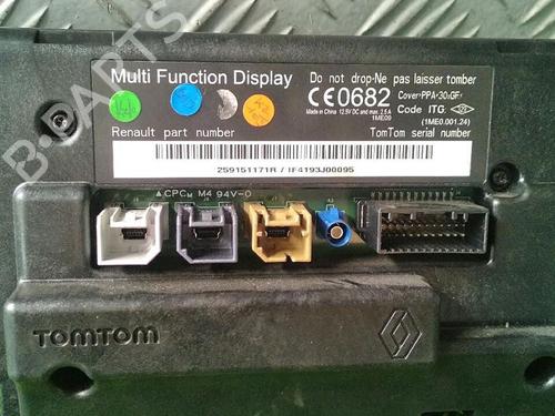 Display monitor RENAULT MEGANE III Coupe (DZ0/1_) 1.5 dCi (DZ09, DZ0D, DZ1F, DZ1G, DZ14, DZ29) | BP30076122C48 