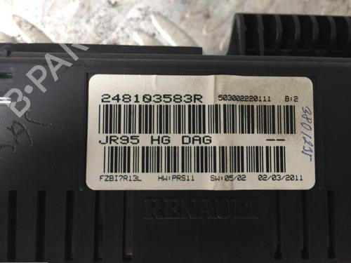 Instrument cluster RENAULT SCÉNIC III (JZ0/1_) 1.9 dCi (JZ0J, JZ1J, JZ1K, JZ1S) | BP30070545C47