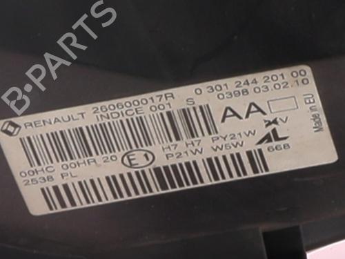 Left headlight RENAULT MEGANE III Hatchback (BZ0/1_, B3_) 1.5 dCi (BZ09, BZ0D, BZ1W, BZ29, BZ14) | BP30396691C28  - Image 6
