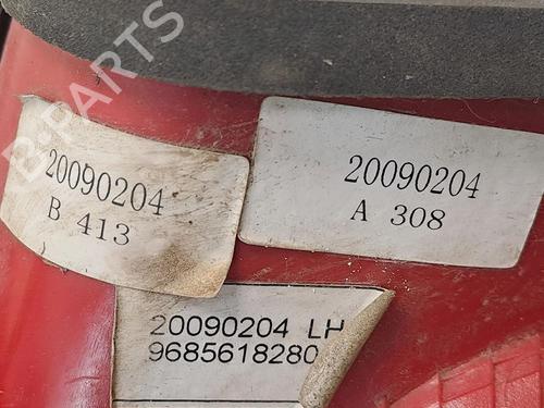 Left taillight PEUGEOT 206+ (2L_, 2M_) 1.4 i (2LKFWA, 2MKFWA) | BP30065872C34 