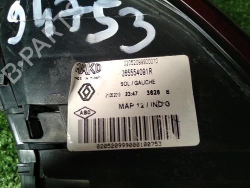 Left taillight RENAULT CLIO IV (BH_) 1.5 dCi 90 | BP17161796C34 
