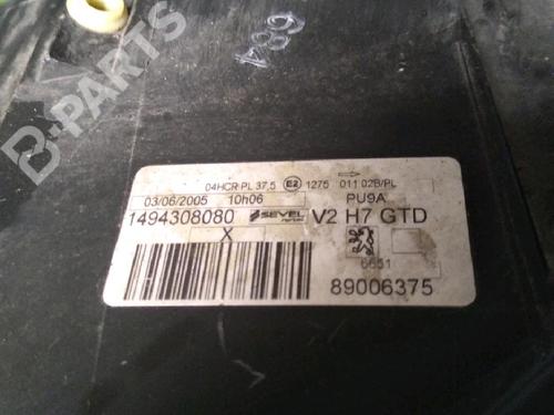 Left headlight PEUGEOT 807 (EB_) 2.2 HDi | BP11409407C28 
