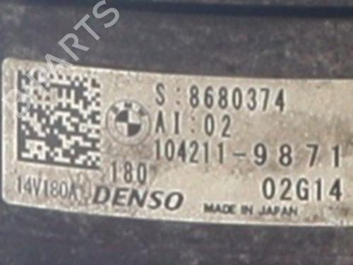 Used Alternator Alternator BMW 1 (F40) 116 i (109 hp) 31129359 31129359