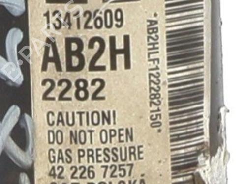 Left front shock absorber OPEL ASTRA J (P10) 1.4 Turbo (68) | BP31189149M16