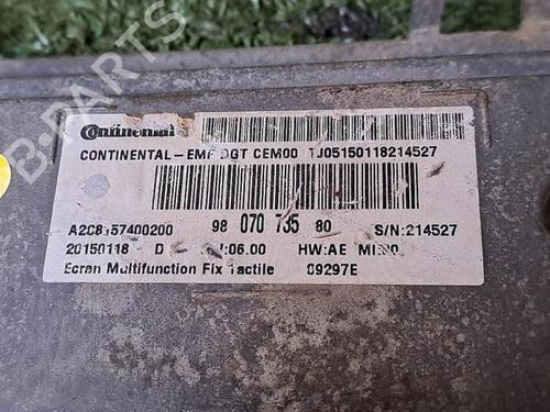 Display monitor PEUGEOT 208 I (CA_, CC_) 1.2 VTI 82 | BP30076905C48