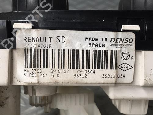 Climate control RENAULT CLIO IV (BH_) 1.2 16V | BP30070400I5