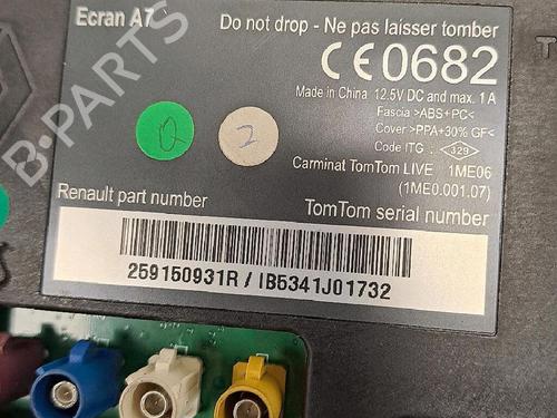 Display monitor RENAULT MEGANE III Coupe (DZ0/1_) 1.9 dCi (DZ0N, DZ0J, DZ1J, DZ1K) | BP29947074C48 