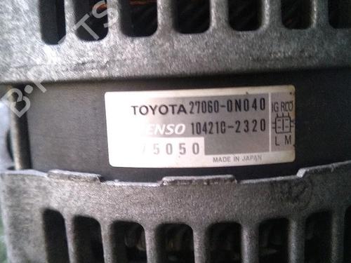 Alternator TOYOTA YARIS (_P9_) 1.4 D-4D (NLP90_, NLP90R) | BP30072986M7