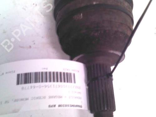 Left front driveshaft RENAULT MEGANE Scenic (JA0/1_) 1.9 dT (JA0Y) | BP17162443M38 