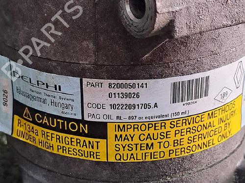 Used AC compressor AC compressor RENAULT MEGANE II (BM0/1_, CM0/1_) 1.4 16V (BM0B, CM0B) (98 hp) 30063275 30063275