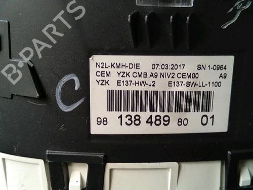 Kombinert Instrument PEUGEOT 208 I (CA_, CC_) 1.6 HDi / BlueHDi 75 (75 hp) 29952546