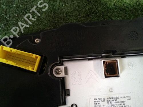 Instrument cluster PEUGEOT 3008 I MPV (0U_) 1.6 HDi | BP30073266C47 