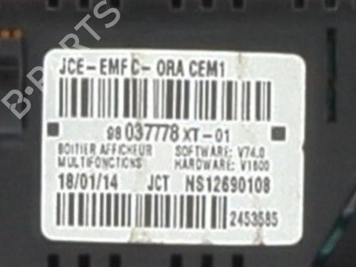 Display monitor CITROËN C3 II (SC_) 1.2 VTi 82 | BP32320792C48