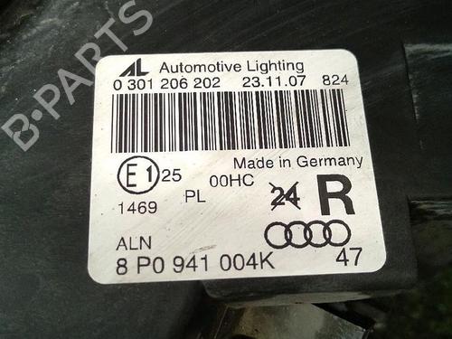 Right headlight AUDI A3 Sportback (8PA) 1.8 TFSI | BP29952456C29 