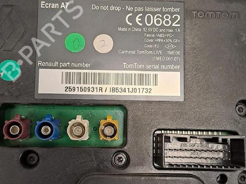 Display monitor RENAULT MEGANE III Coupe (DZ0/1_) 1.9 dCi (DZ0N, DZ0J, DZ1J, DZ1K) | BP29947074C48 