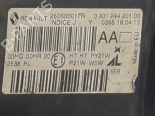 Left headlight RENAULT MEGANE III Hatchback (BZ0/1_, B3_) 1.5 dCi (BZ0C) | BP33014112C28 - Image 6