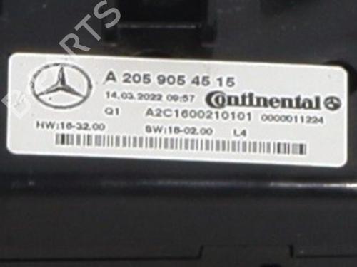 AC-Styringsenhed/Manøvreenhed AC-Styringsenhed/Manøvreenhed MERCEDES-BENZ GLC (X253) 300 de 4-matic (253.911) (306 hp) 39720075 39720075