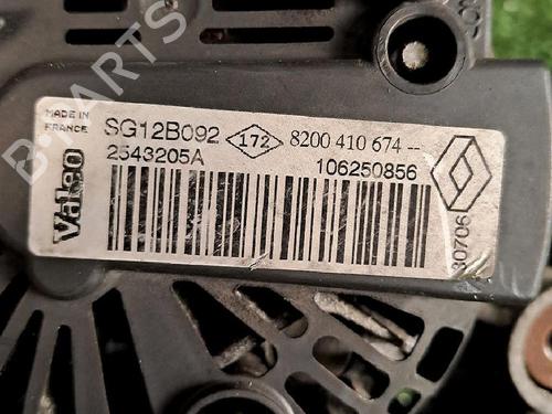 Used Alternator RENAULT GRAND SCÉNIC II (JM0/1_) 1.9 dCi (JM14) (131 hp) 30064357