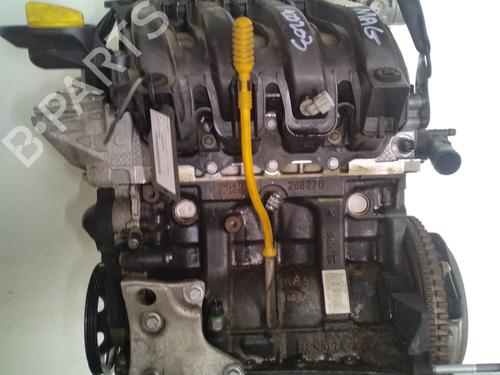 Motor RENAULT CLIO II (BB_, CB_) 1.2 16V (BB05, BB0W, BB11, BB27, BB2T, BB2U, BB2V, CB05,... (75 hp) 31621948