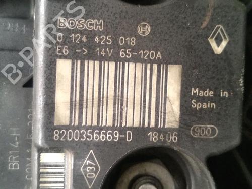 Alternator RENAULT LAGUNA II Grandtour (KG0/1_) 1.9 dCi (KG1V) | BP18888033M7 