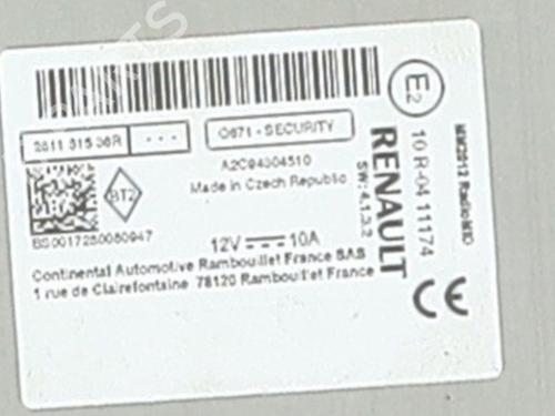 Radio RENAULT CAPTUR I (J5_, H5_) 1.2 TCe 120 | BP36294130E6 - Image 3