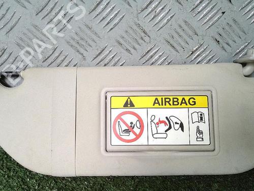 Højre solskærm CITROËN C3 II (SC_) 1.4 HDi 70 (SC8HZC, SC8HR0, SC8HP4) (68 hp) 29952896