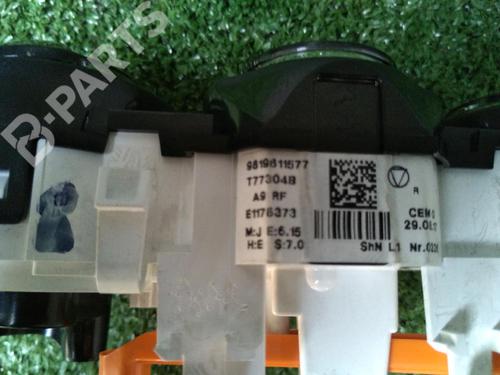 Climate control PEUGEOT 208 I (CA_, CC_) 1.2 VTI 82 | BP11408249I5 