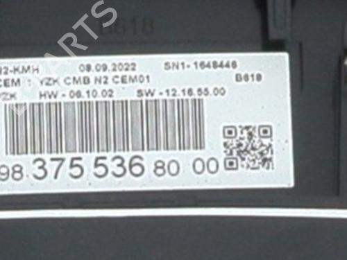 Instrument cluster CITROËN C3 III (SX) 1.2 PureTech 82 | BP37731010C47 - Image 2