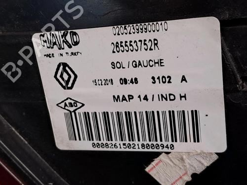 Left taillight RENAULT CLIO IV (BH_) 1.5 dCi 75 | BP25586313C34 